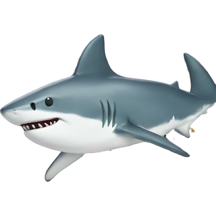 shark with pizza emoji