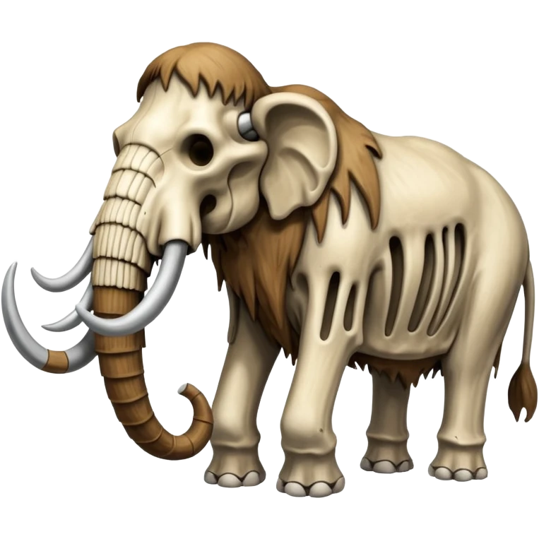 skeleton of a mammoth emoji