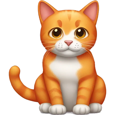 Orange cat emoji