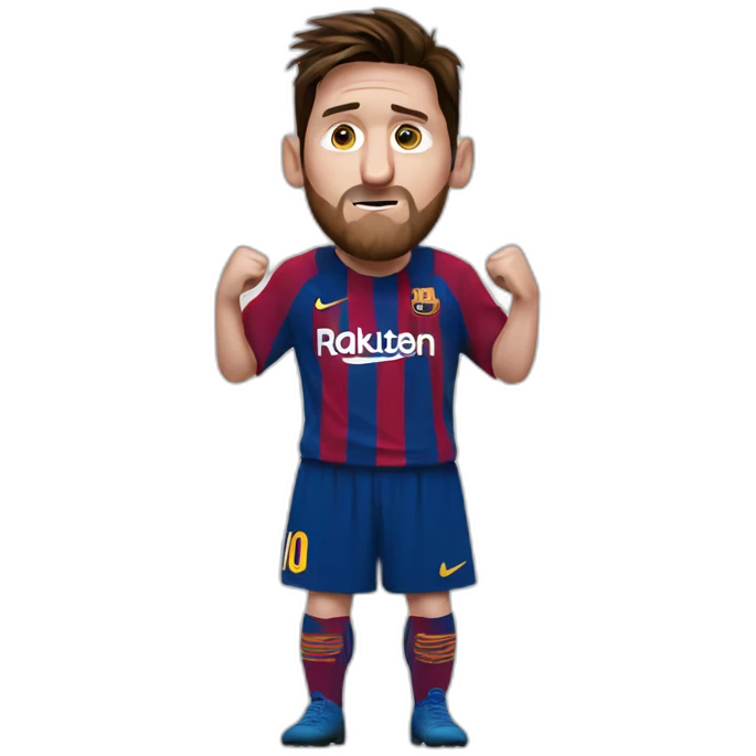 Messi Shrug emoji