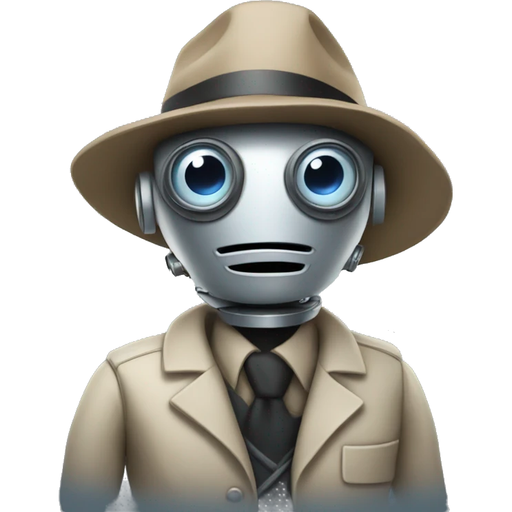 robot detective emoji