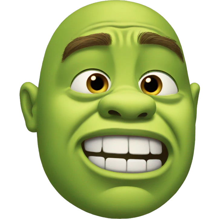 shrek crying emoji