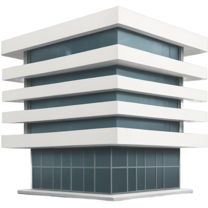 modern small building emoji