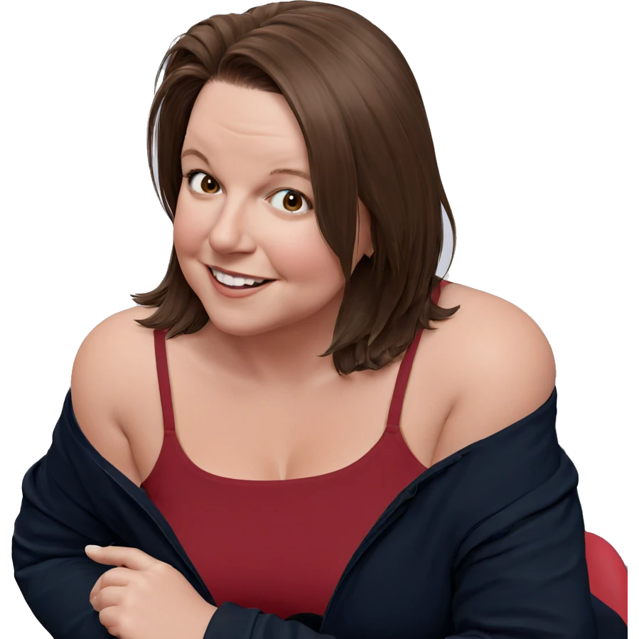 smiling girl with brown hair emoji