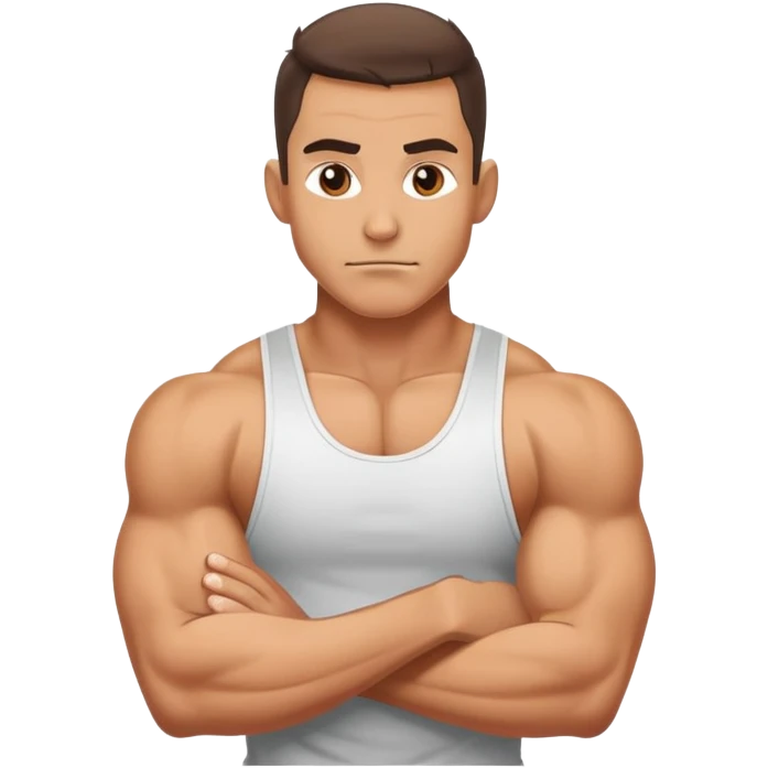Crea un gym rat  emoji