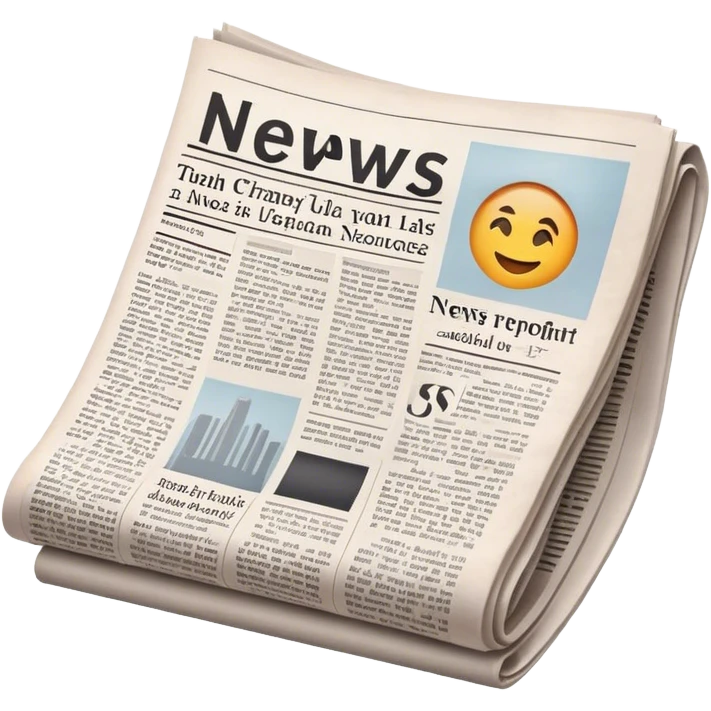a newspaper that's also a news reporte emoji
