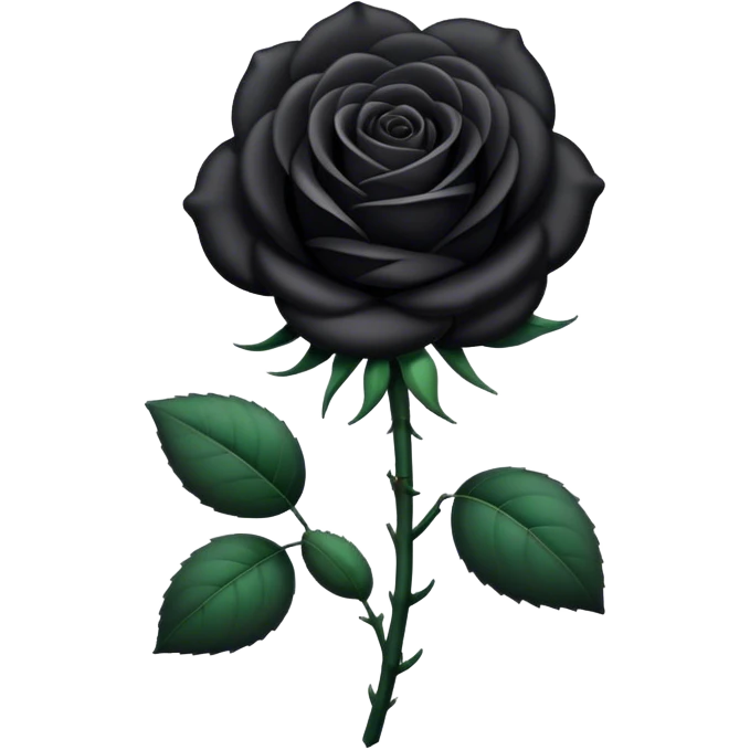 black rose emoji