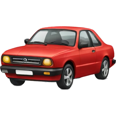 Red car emoji