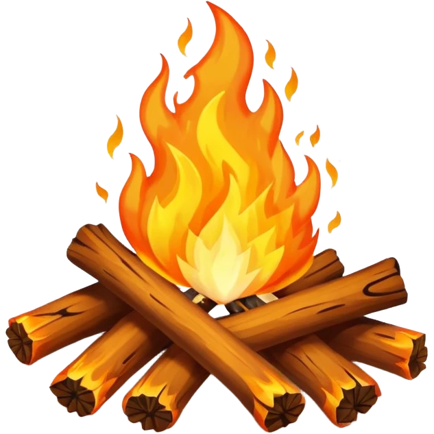 Bonfire campfire emoji