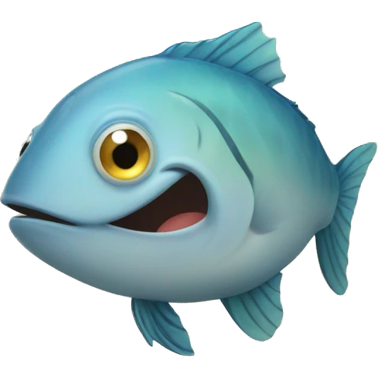 Fish singing a song  emoji