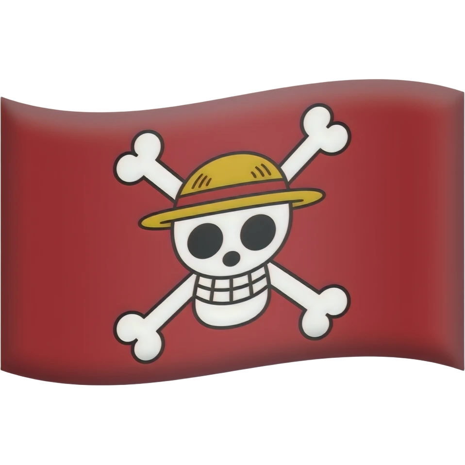 Luffy flag emoji emoji