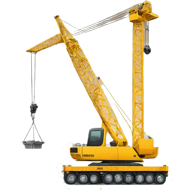 Crane driving a crane  emoji