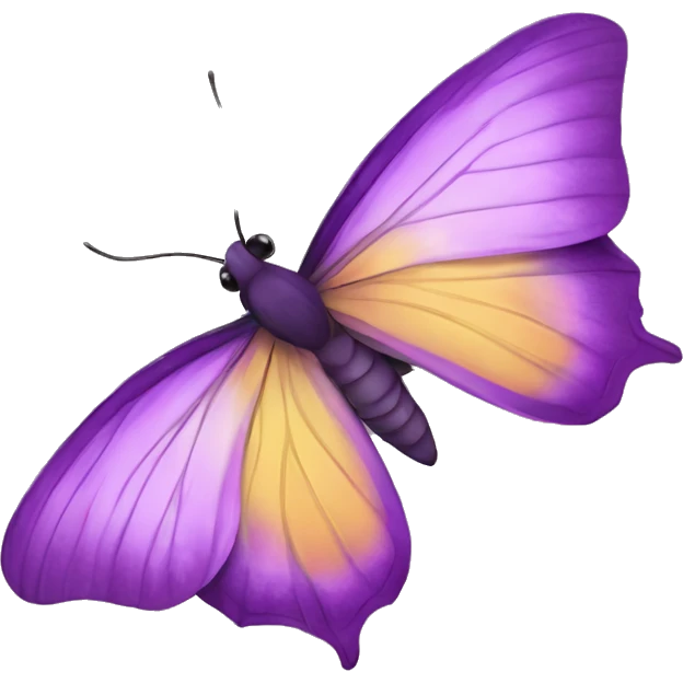 Mariposa morada emoji