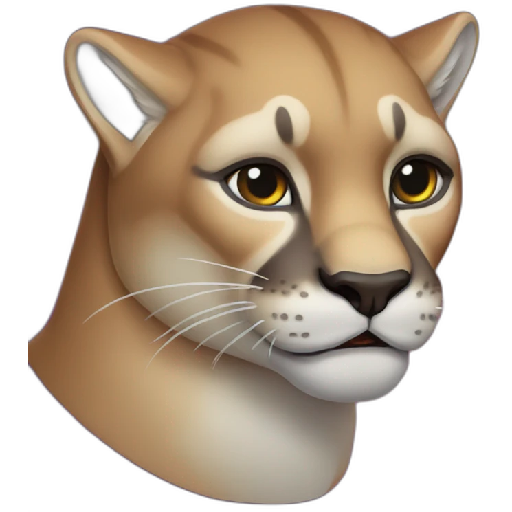 Space mountain lion emoji