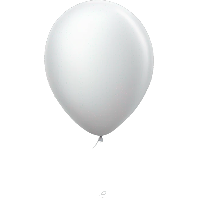 white balloon emoji