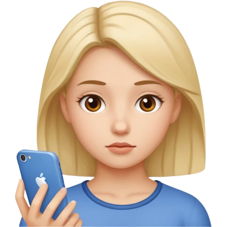 Girl tweaking emoji