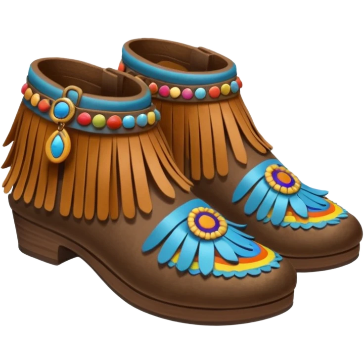 Hippie shoes emoji