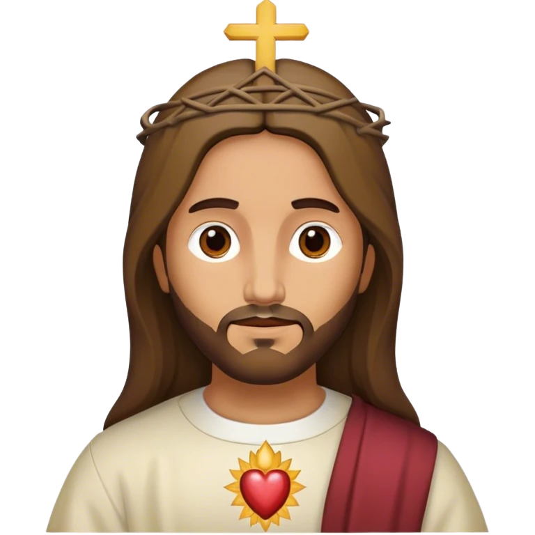 Jesus immaculate heart  emoji