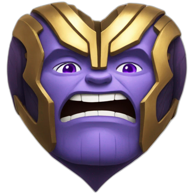 thanos heart emoji
