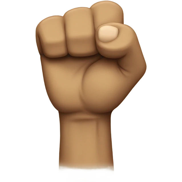 no pasaran fist emoji