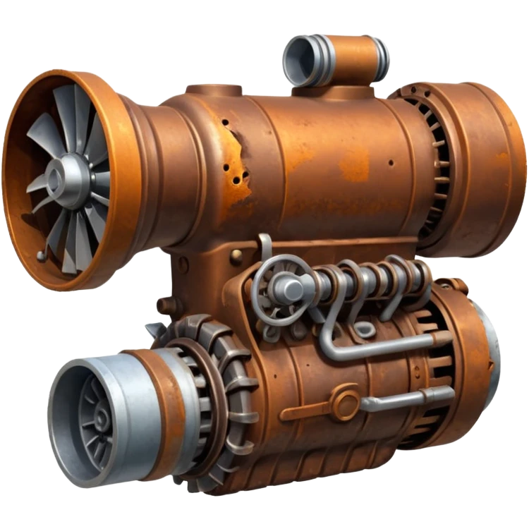 broken aircraft engine emoji