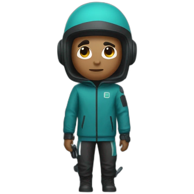 Squid game player emoji
