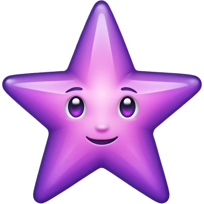 mor yıldız emoji