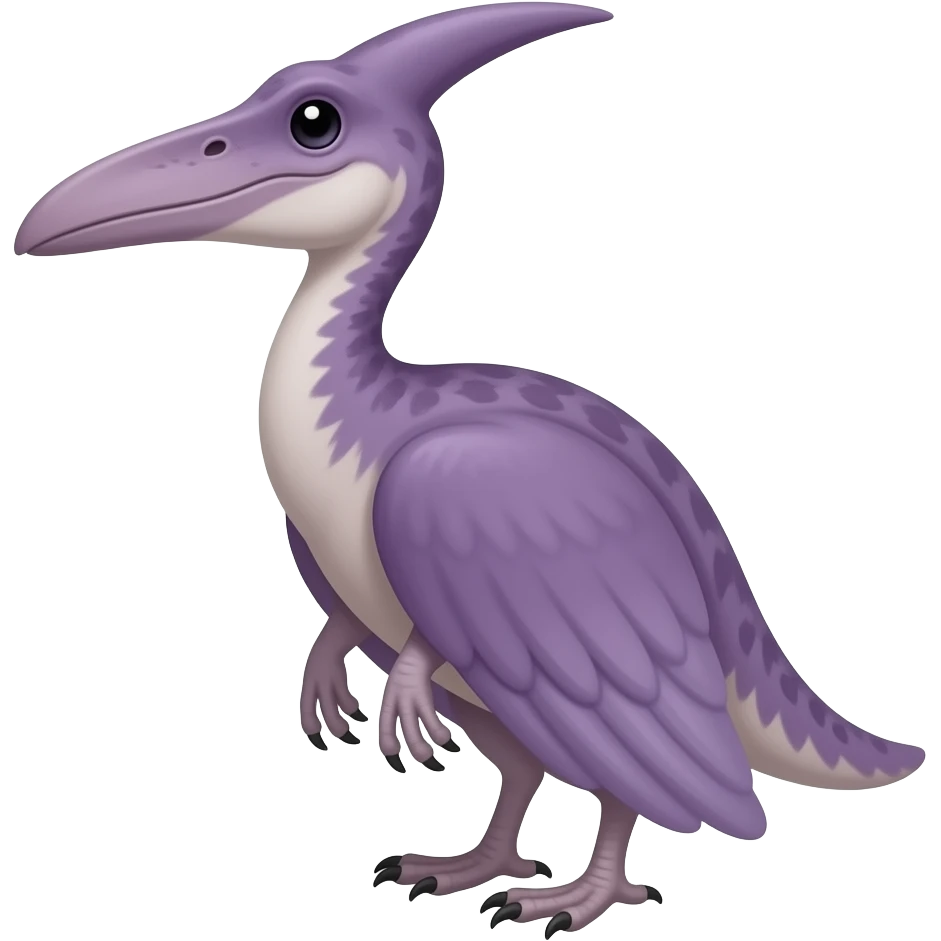 I won't oregnal purpule Pterodactyl emoji 2018 emoji