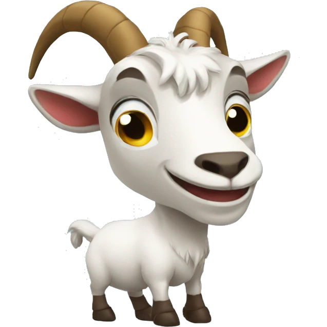 Goat of soccer emoji