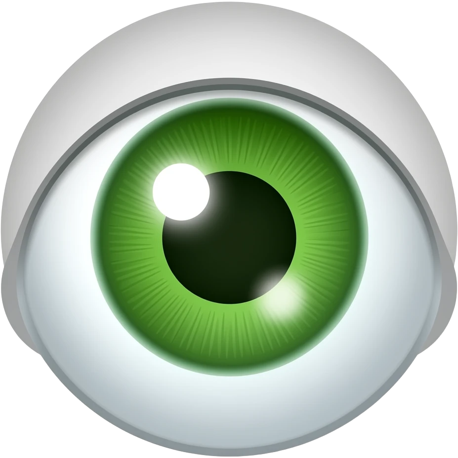 Ojos verdes emoji
