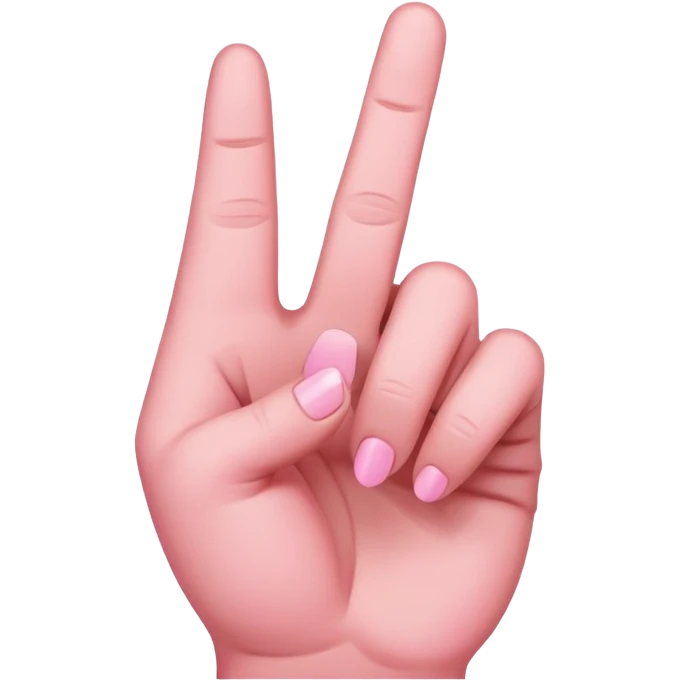 pink middle finger emoji