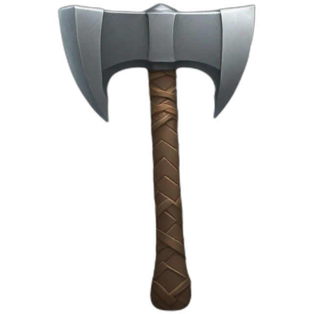 Thor's axe emoji