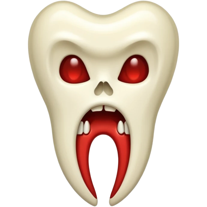 Vampire tooth emoji