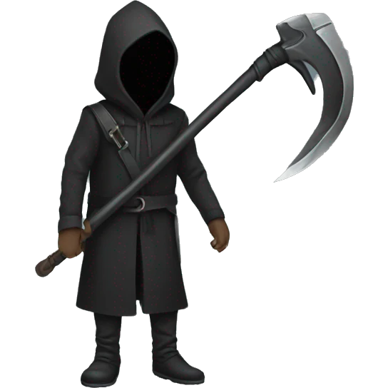black scythe emoji