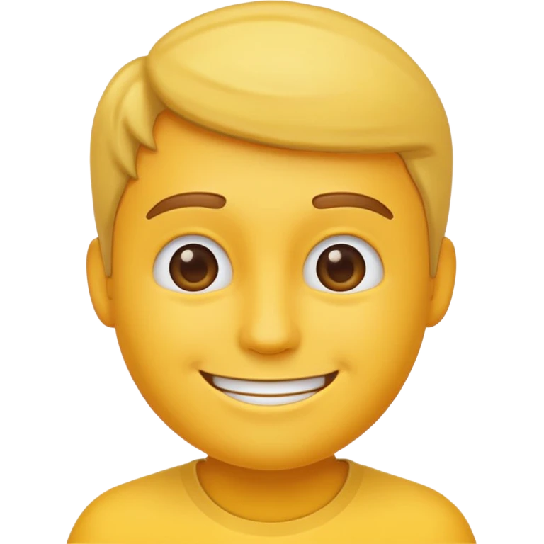 a yellow male emoji emoji
