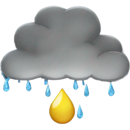 rain emoji