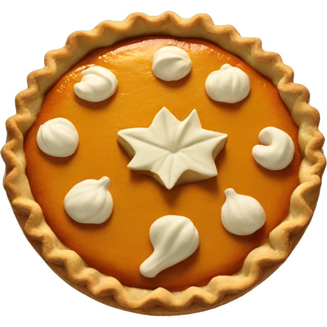 Pumpkin pie emoji