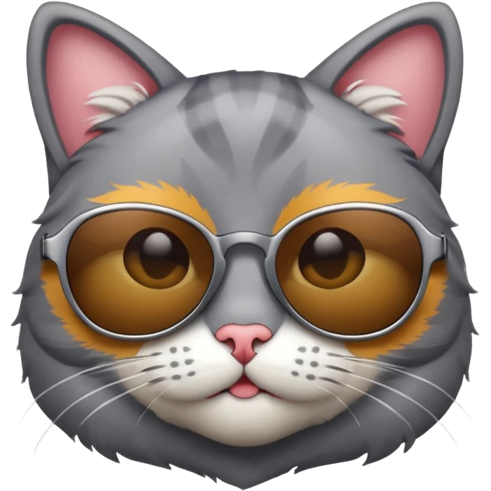 Cat wearing sunglasses emoji
