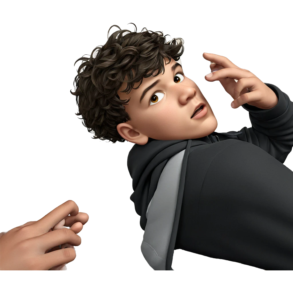 realistic portrait of boy emoji