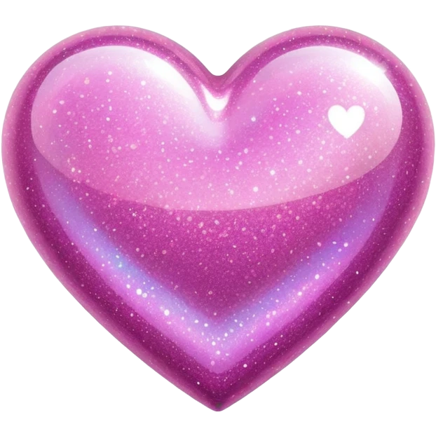 Pink glitter heart  emoji