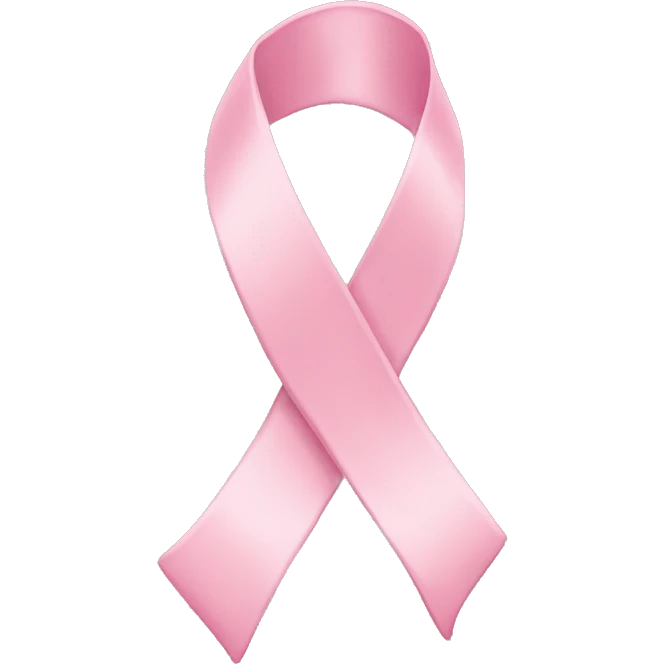 light pink ribbon emoji