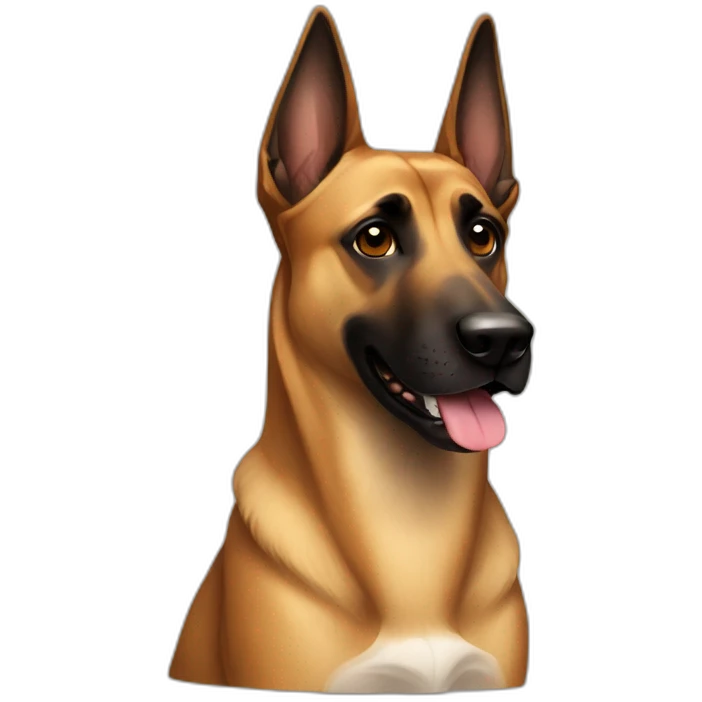 Dog malinois emoji