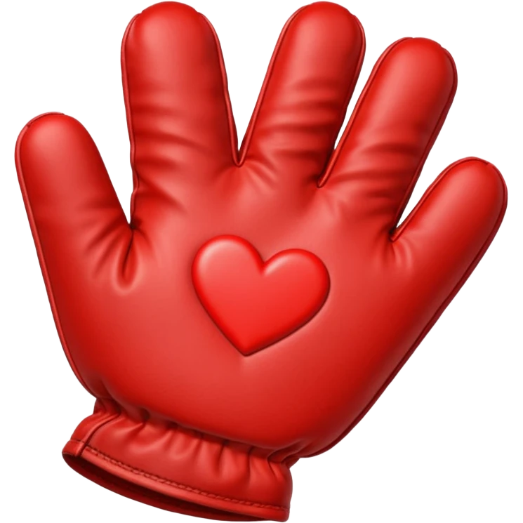 Love glove emoji