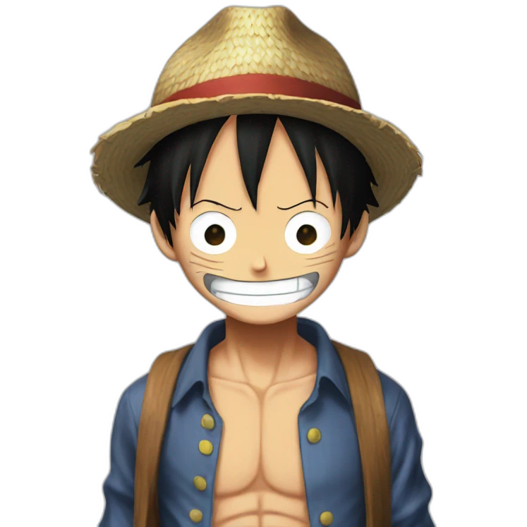 Luffy one piece emoji