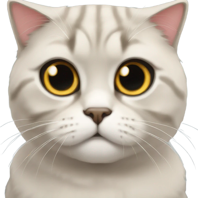 Scottish cat fold emoji