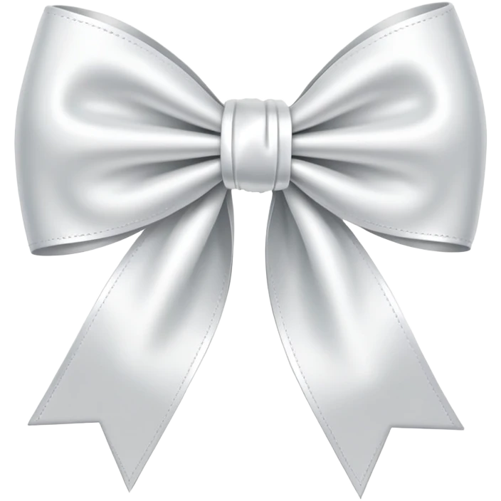 white bow emoji