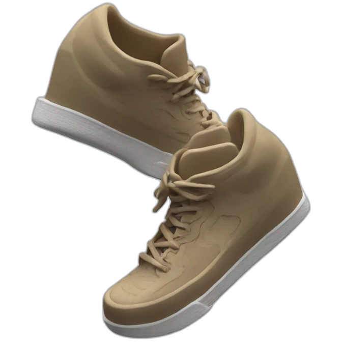 3D printed shoe emoji