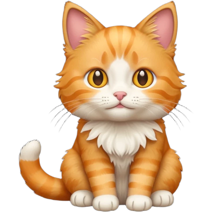 a sitting little cat emoji emoji
