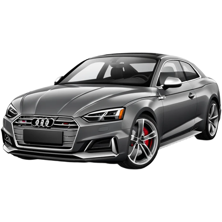 Dark grey Audi s5 2019 emoji