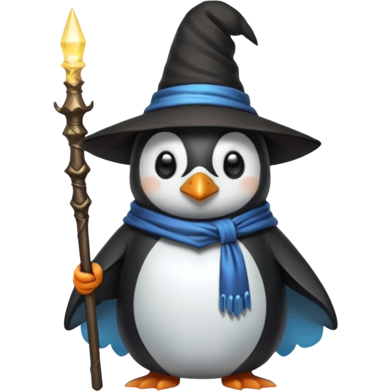 Penguin Wizard emoji
